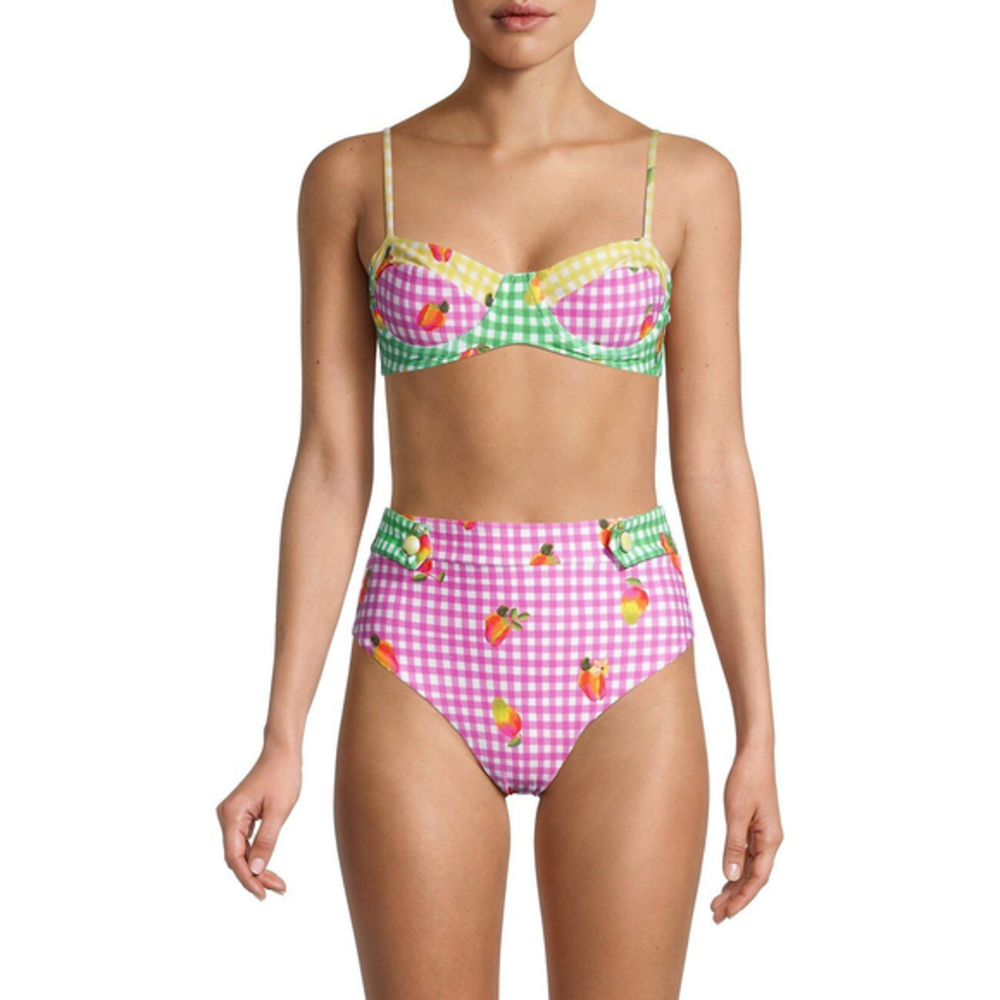 FARM RIO Mix Picnic Bikini Top XL